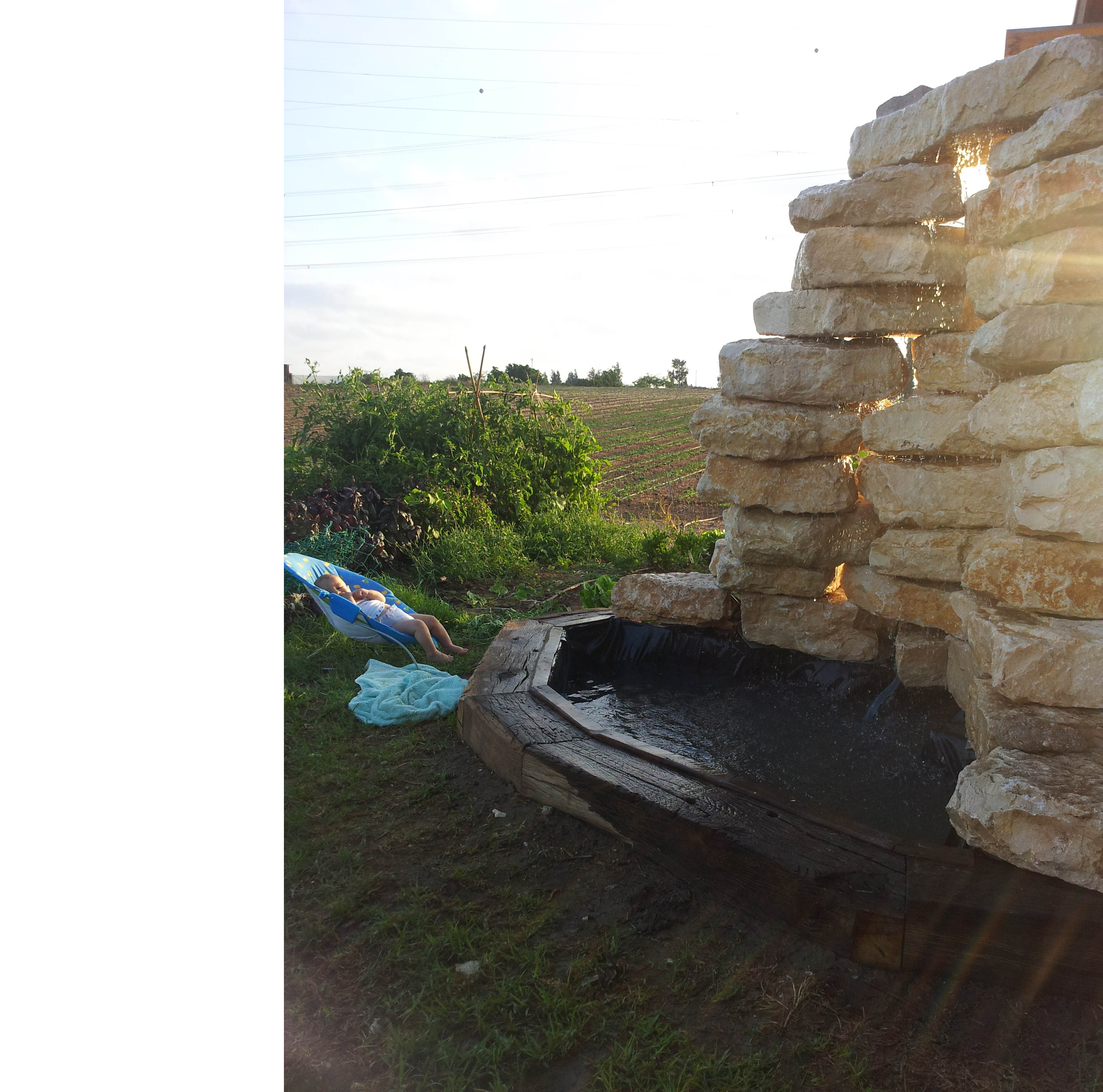 מפל גדול- מבט מהצד